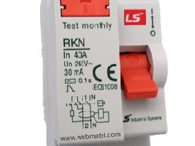 Rcbo LS RKN 1P+N 63A 